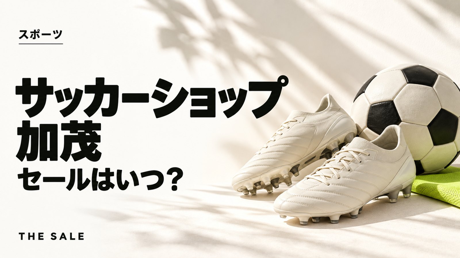 サッカーショップ加茂のセールはいつ?スパイクが安い時期まとめ
